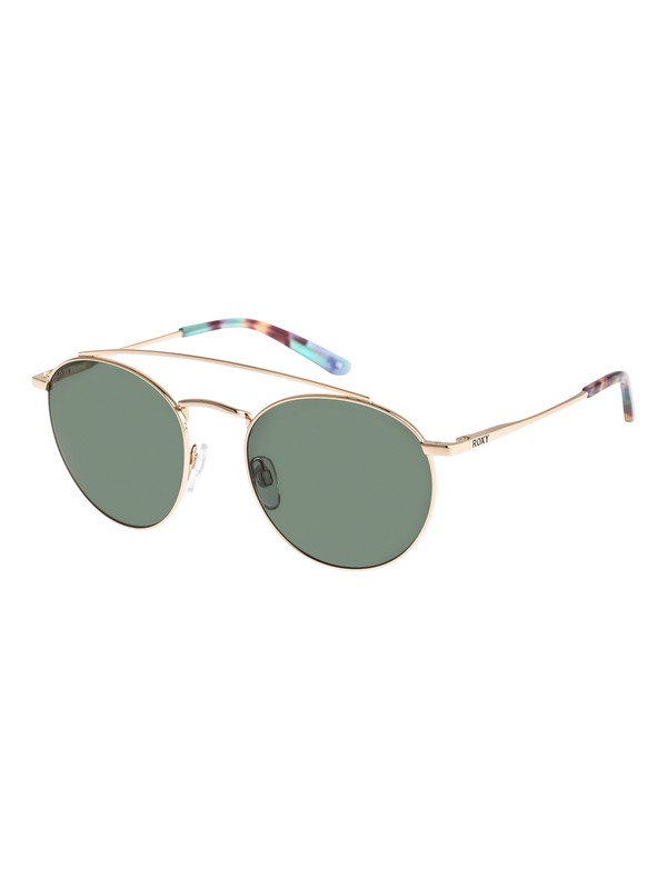 roxy, Flume - Sunglasses for Women, SHINY GOLD/GREEN (xrrg) 0 Flume - Sunglasses for Women Red ERJEY03067 Roxy