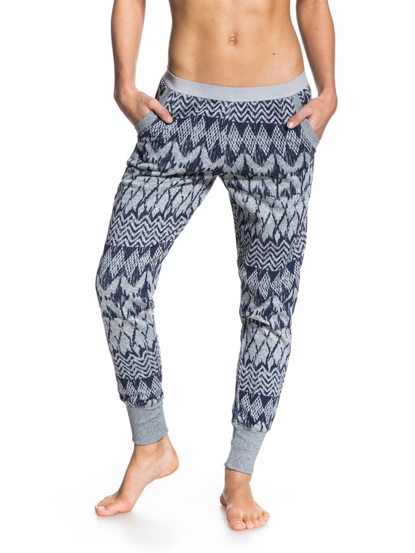 roxy, Take Me Out Print Pants, HERITAGE HEATHER (sgrh) 0 Take Me Out Print Pants ERJFB03007 Roxy