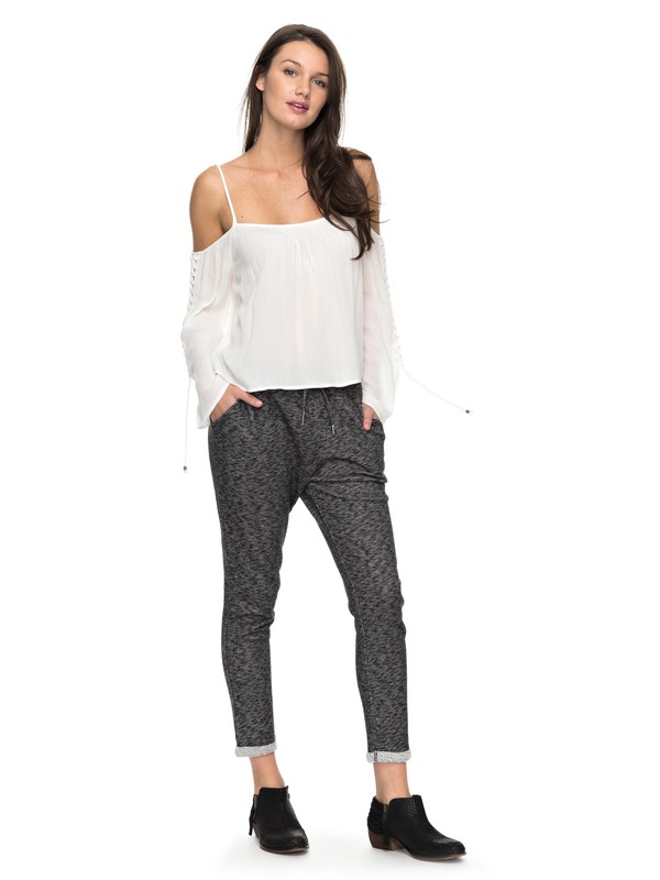 roxy, Trippin Joggers, ANTHRACITE HEATHER (kvjh) 0 Trippin Joggers Black ERJFB03122 Roxy
