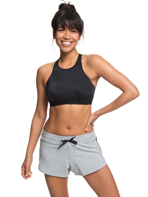 roxy, Turn Up The Sun Sports Shorts, HERITAGE HEATHER (sgrh) 0 Turn Up The Sun Sports Shorts Grey ERJFB03187 Roxy