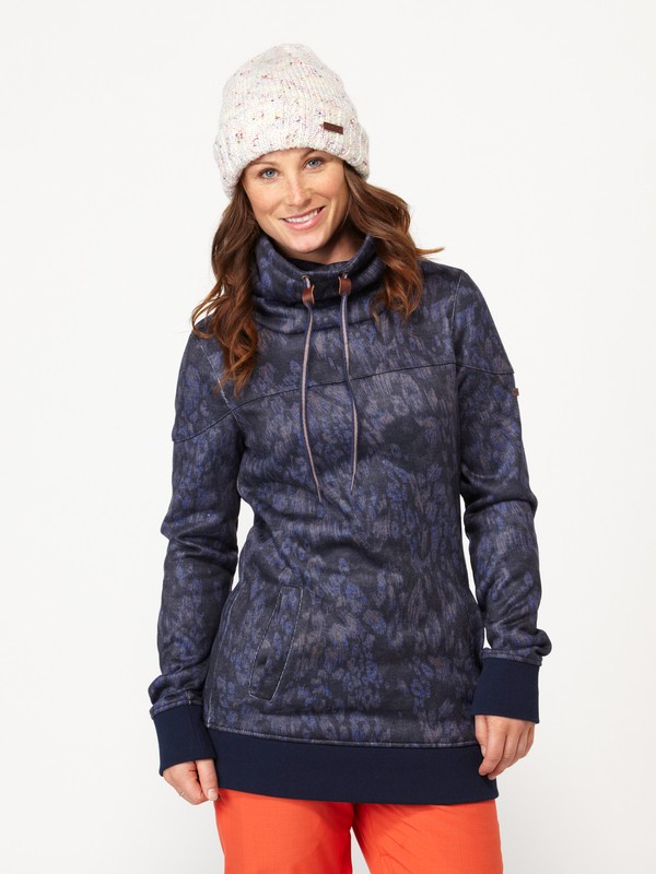 roxy, Torah Bright Fresh Fleece Hoodie, BAGUERA_DRESS BLUES (btk2) 0 Torah Bright Fresh Fleece Hoodie ERJFT00001 Roxy
