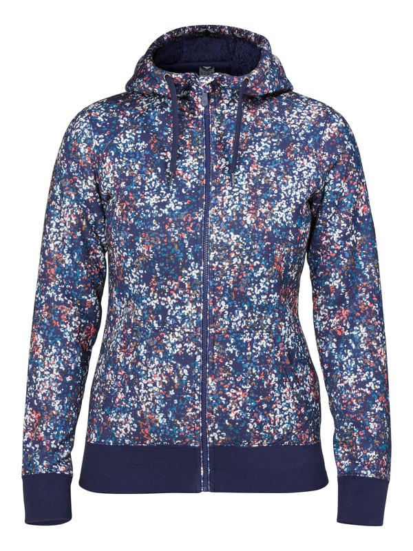 roxy, Resin Fleece, COLOR FIZZ_ PEACOAT (btn6) 0 Resin Fleece ERJFT00054 Roxy