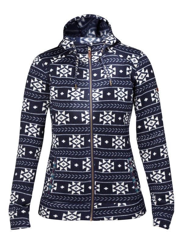 roxy, Doe Fleece, JACQUARD_PEACOAT (btn9) 0 Doe Fleece ERJFT00073 Roxy