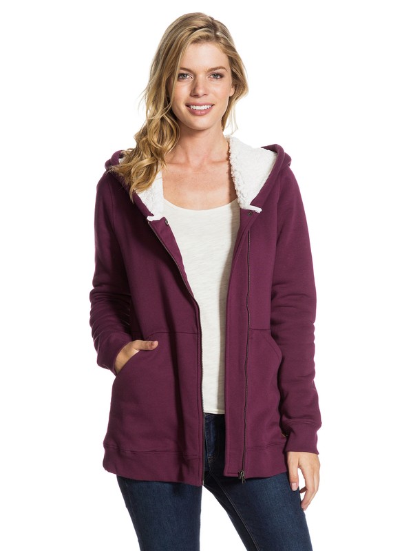 roxy, Twin Valley Sweater, GRAPE WINE HEATHER (psfh) 0 Twin Valley Sweater ERJFT03008 Roxy