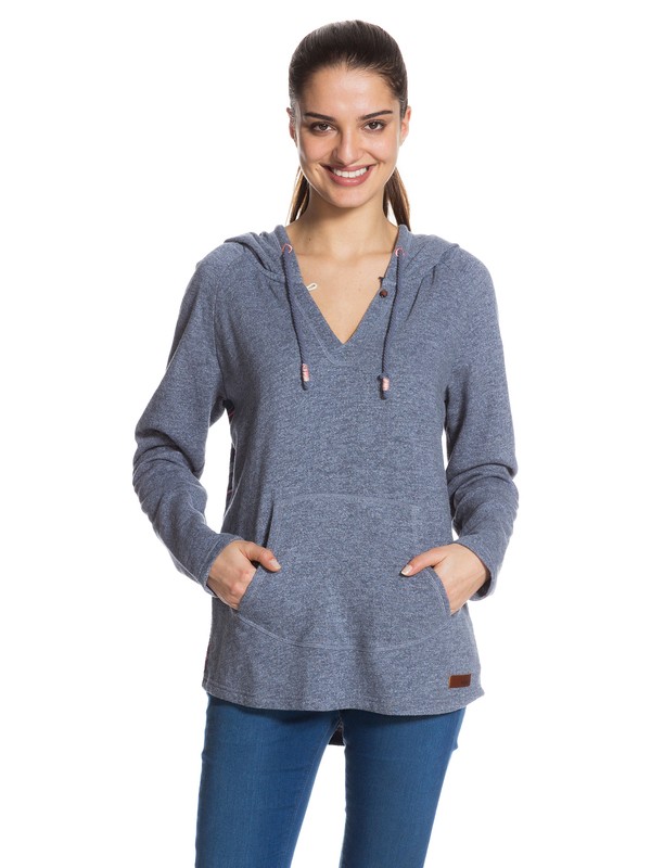 roxy, Indians Spirit B Hoodie, DARK DENIM (brq0) 0 Indians Spirit B Hoodie ERJFT03054 Roxy