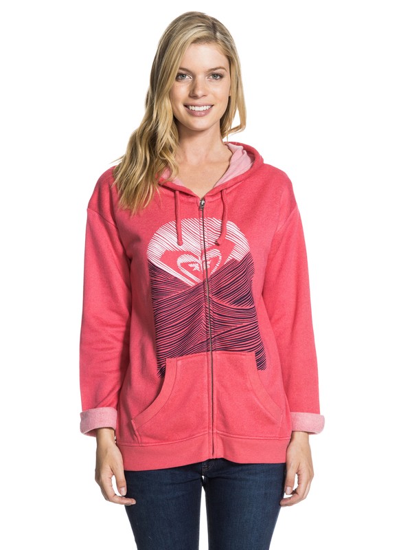roxy, Spell It Out B Hoodie, HOT CORAL (mkz0) 0 Spell It Out B Hoodie ERJFT03074 Roxy