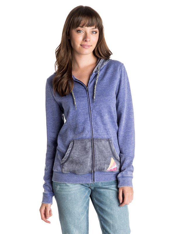roxy, Tropical Bazaar Zip Hoodie, SPECTRUM BLUE (pqs0) 0 Tropical Bazaar Zip Hoodie ERJFT03159 Roxy