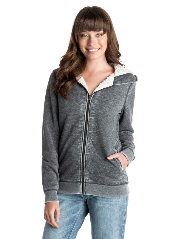roxy, Nothing Like This Zip Hoodie, TRUE BLACK (kvj0) 0 Nothing Like This Zip Hoodie ERJFT03161 Roxy