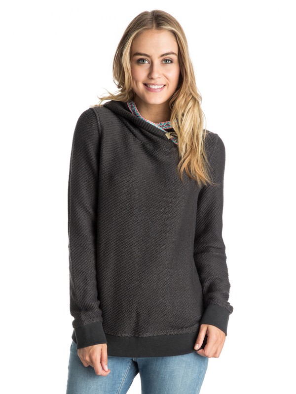 roxy, Wildfire Pullover Hoodie, CHARCOAL (kta0) 0 Wildfire Pullover Hoodie ERJFT03184 Roxy