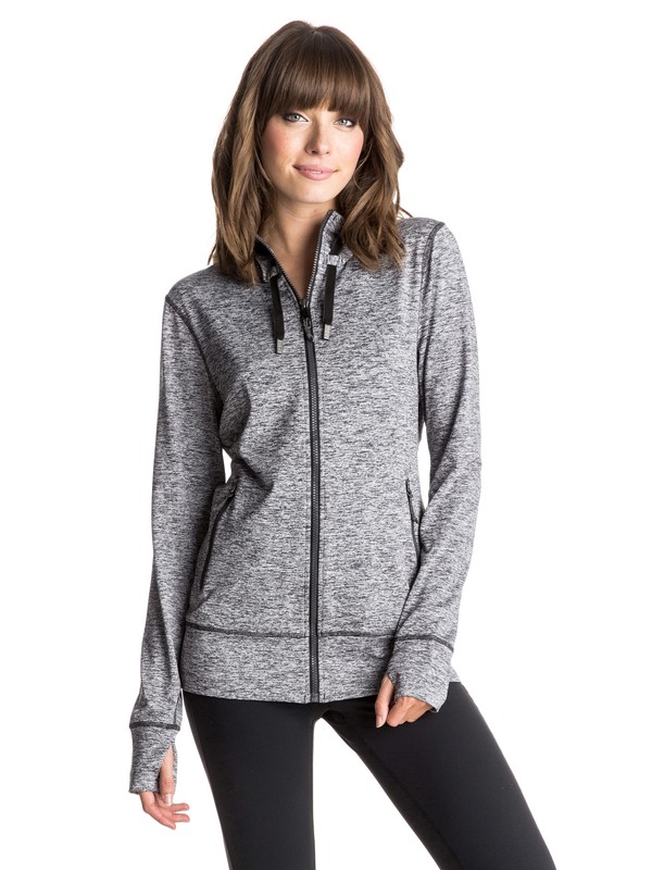 EZ Does It - Zip-Up Hoodie ERJFT03223 0 EZ Does It Zip Hoodie ERJFT03223 Roxy