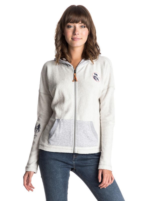 LA Calling Four Waves - Zip-Up Hoodie ERJFT03278 0 LA Calling Four Waves Zip Hoodie ERJFT03278 Roxy