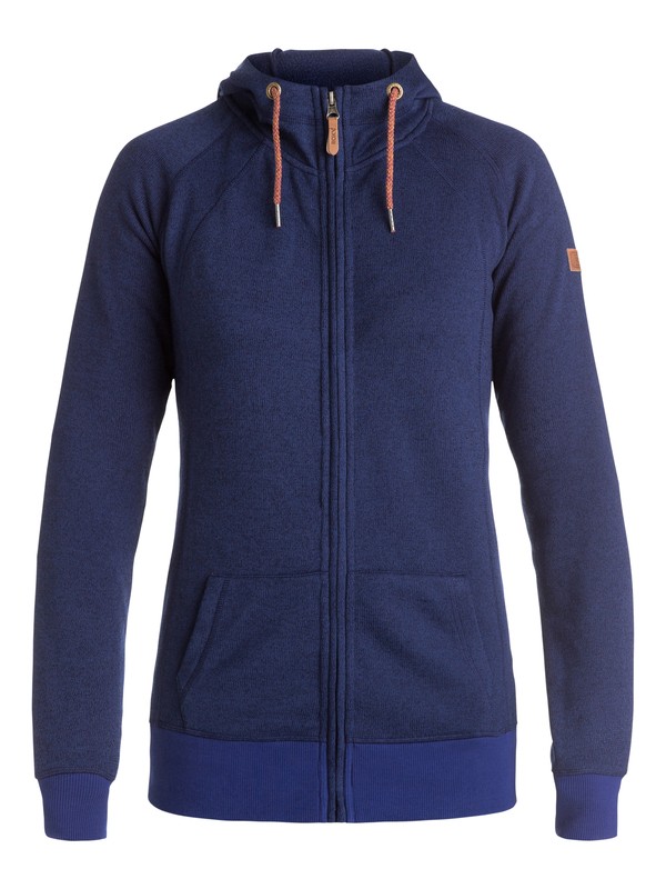 Resin Knit - Zip-Up Technical Hoodie ERJFT03316 0 Resin Knit Zip Hoodie ERJFT03316 Roxy