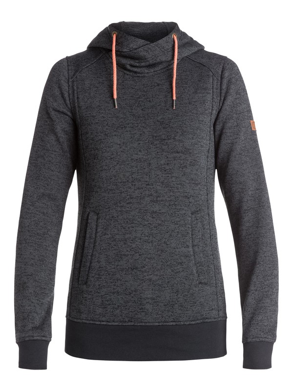 roxy, Dipsy Pullover Hoodie, TRUE BLACK (kvj0) 0 Dipsy Pullover Hoodie ERJFT03317 Roxy
