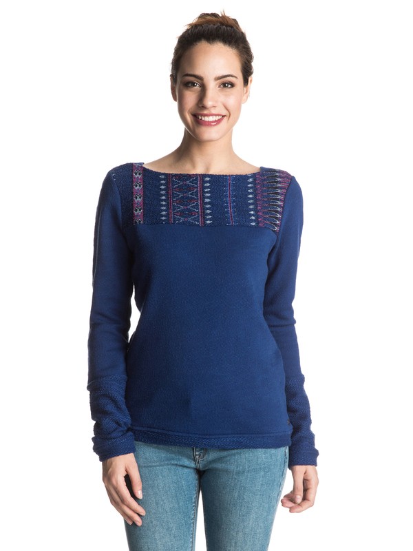 roxy, Sudadera cerrada Soul Feeling, BLUE PRINT (bsq0) 0 Sudadera cerrada Soul Feeling ERJFT03365 Roxy