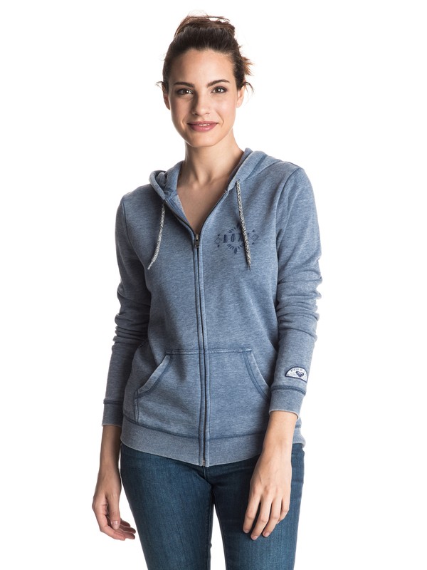 Groovy Palm C - Zip-Up Hoodie ERJFT03420 0 Groovy Palm C Zip Hoodie ERJFT03420 Roxy
