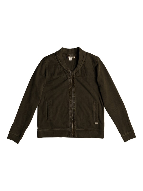 roxy, Harmony Feeling Zip Jacket, MILITARY OLIVE (cqw0) 0 Harmony Feeling Zip Jacket ERJFT03421 Roxy