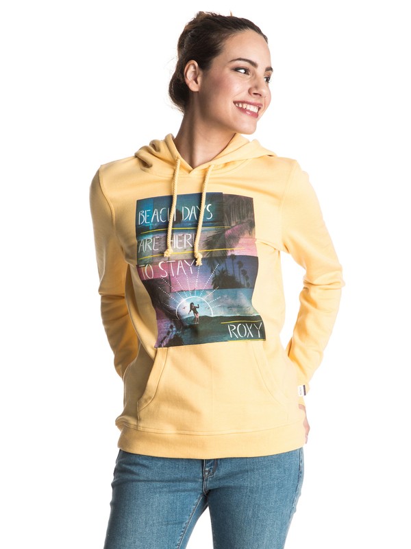 roxy, Толстовка Russian, FLAX (nfk0) 0 Толстовка Russian Оранжевый ERJFT03434 Roxy