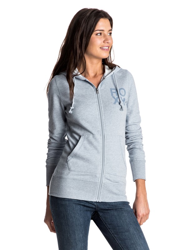 roxy, Худи на молнии Sun Memories, CAPTAINS BLUE (bme0) 0 Худи на молнии Sun Memories Синий ERJFT03446 Roxy