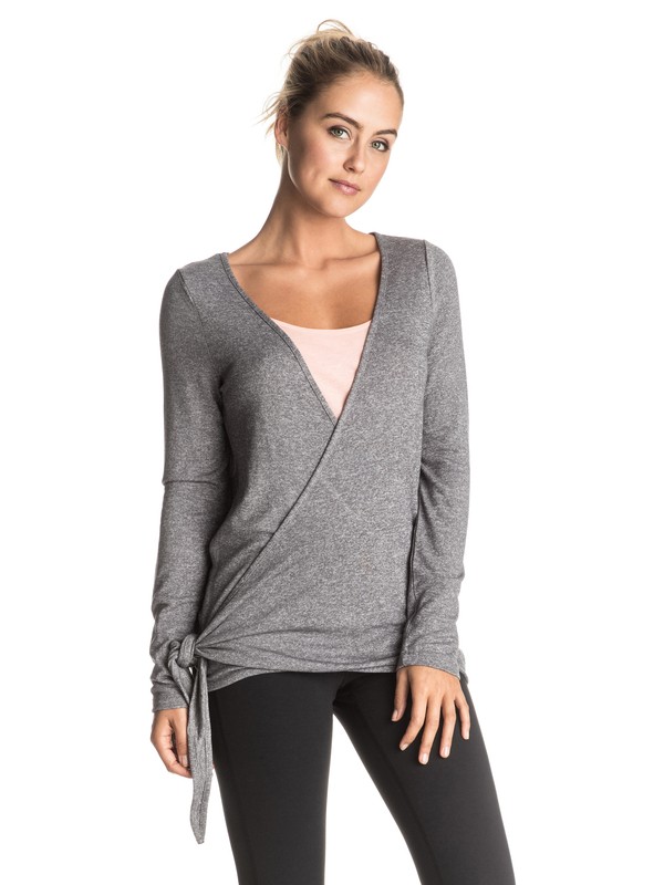 Wrappy - Wrap Yoga Top ERJFT03489 0 Wrappy Wrap Top ERJFT03489 Roxy