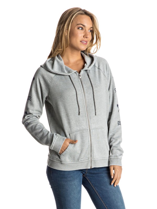 BREAK DROP HOODIE A ERJFT03544 0 Break Drop A Zip Up Hoodie ERJFT03544 Roxy