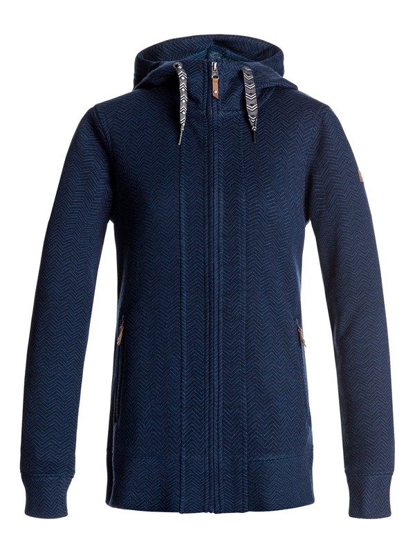 roxy, Doe ZipUp Hoodie, PEACOAT (btn0) 0 Doe ZipUp Hoodie ERJFT03556 Roxy