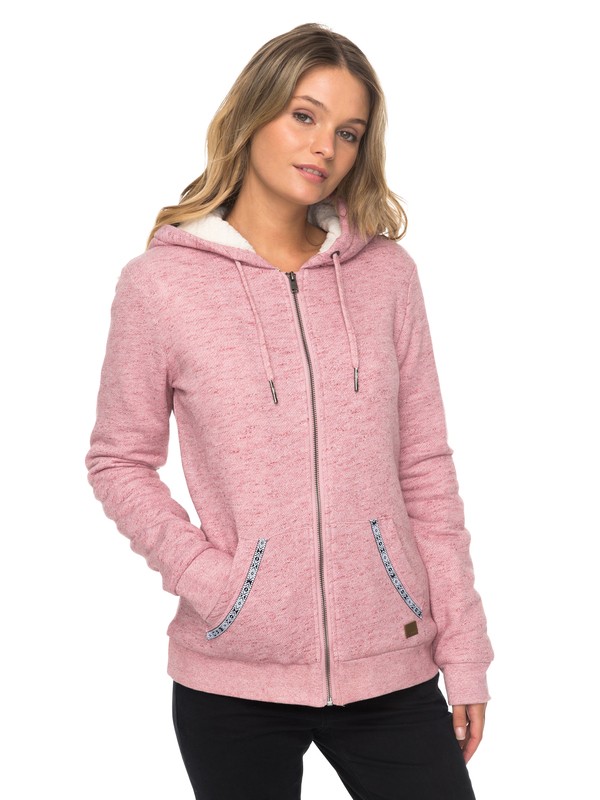 Trippin Sherpa - Zip-Up Hoodie for Women ERJFT03598 0 Trippin Sherpa Zip Hoodie ERJFT03598 Roxy
