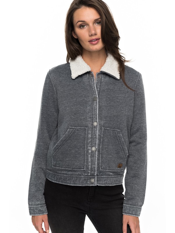 roxy, Forever Surfing - Jersey Jack, ANTHRACITE (kvj0) 0 Forever Surfing - Jersey Jack Black ERJFT03606 Roxy