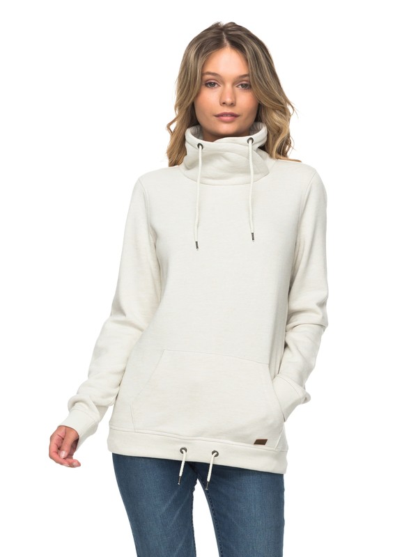 roxy, Sandy Dreams Pullover Sweatshirt, MARSHMELLOW (wbt0) 0 Sandy Dreams Pullover Sweatshirt ERJFT03609 Roxy