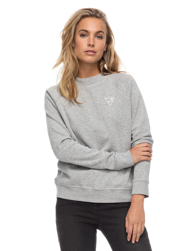 roxy, Tidal Nights B - Sweatshirt, HERITAGE HEATHER (sgrh) 0 Tidal Nights B - Sweatshirt ERJFT03637 Roxy