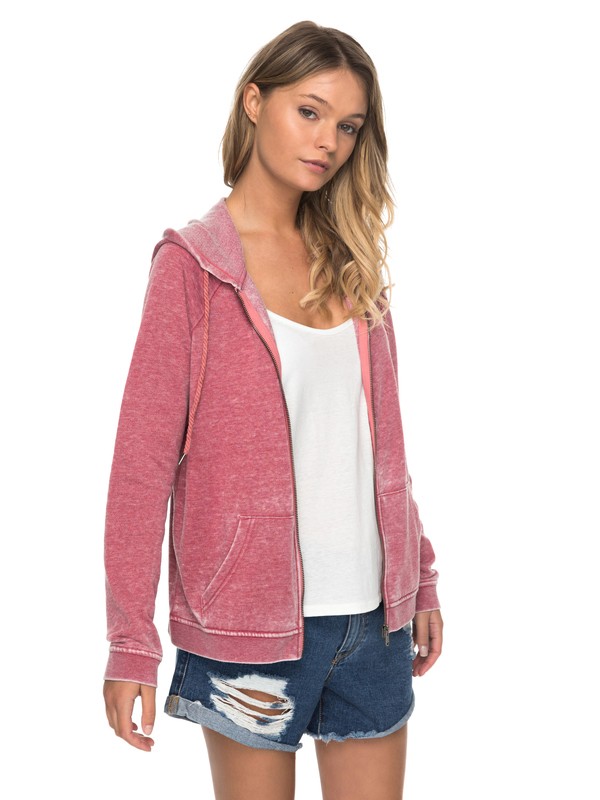 BREAK DROP HOODIE A ERJFT03663 0 Break Drop A Zip-Up Hoodie ERJFT03663 Roxy