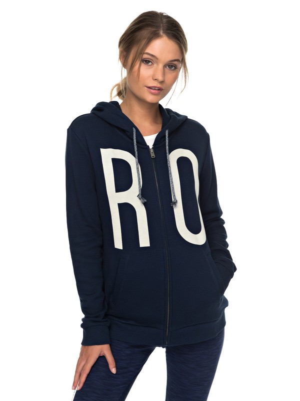 roxy, More Summer - Kapuzenpulli mit Reißverschluss für Frauen, DRESS BLUES (btk0) 0 More Summer - Kapuzenpulli mit Reißverschluss für Frauen Blau ERJFT03723 Roxy