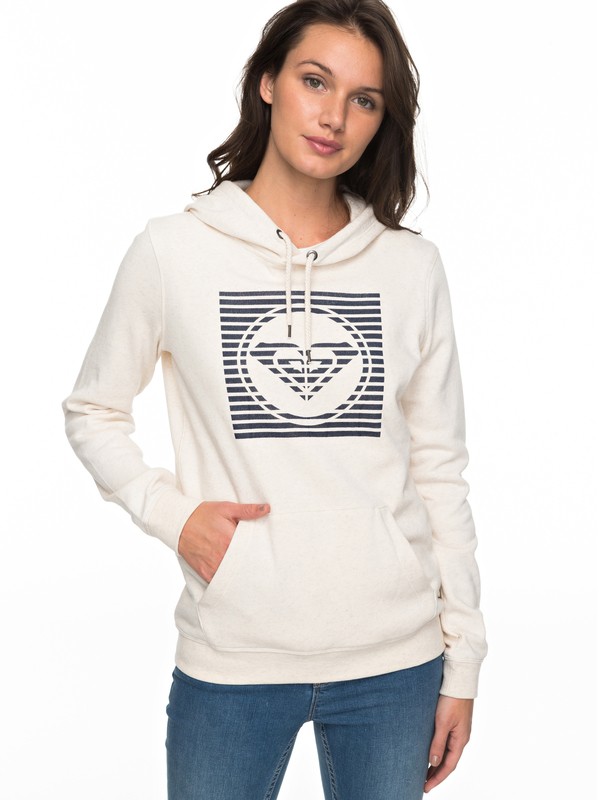 roxy, Full Of Joy B - Hoodie for Women, METRO HEATHER (tenh) 0 Full Of Joy B - Hoodie for Women Beige ERJFT03729 Roxy