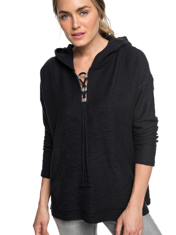roxy, Moonlit Mist Hoodie, TRUE BLACK (kvj0) 0 Moonlit Mist Hoodie ERJFT03837 Roxy
