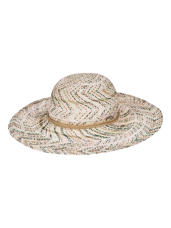 roxy, Take A Break Straw Hat, BRIDAL ROSE (mgh0) 0 Take A Break Straw Hat ERJHA03050 Roxy
