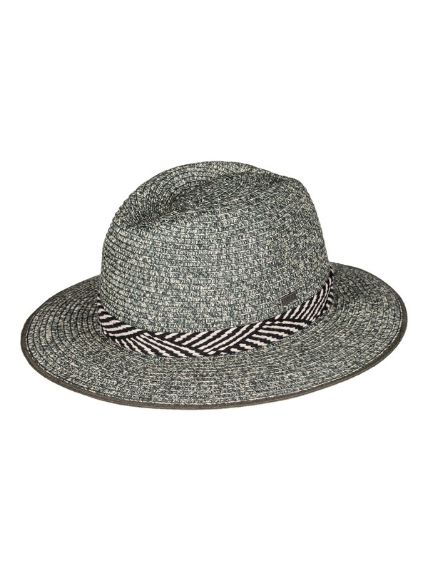 roxy, Beach Memories Straw Hat, DARK MIDNIGHT (kry0) 0 Beach Memories Straw Hat ERJHA03051 Roxy