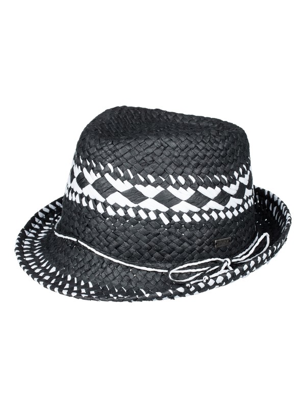 roxy, Big Swell Straw Fedora, DARK MIDNIGHT (kry0) 0 Big Swell Straw Fedora ERJHA03084 Roxy