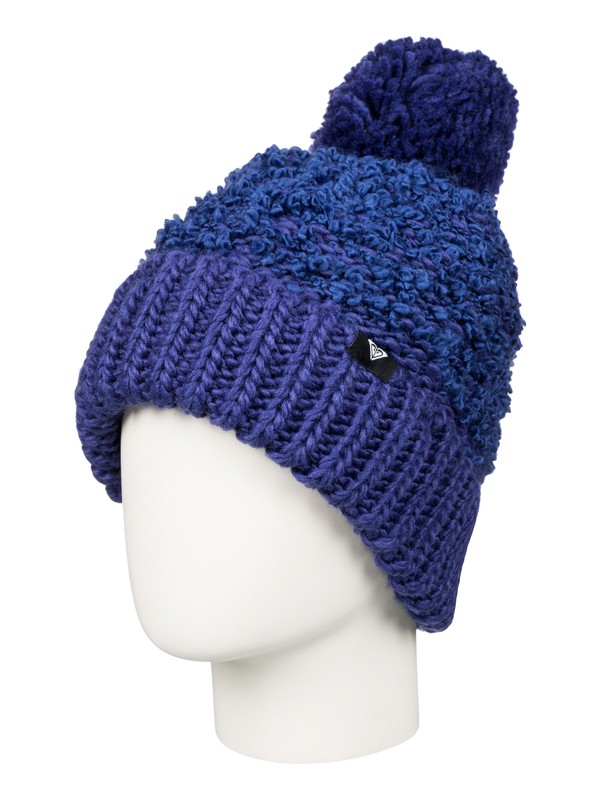 roxy, Rigi - Cuff Beanie, BLUE PRINT (bsq0) 0 Rigi - Cuff Beanie ERJHA03091 Roxy