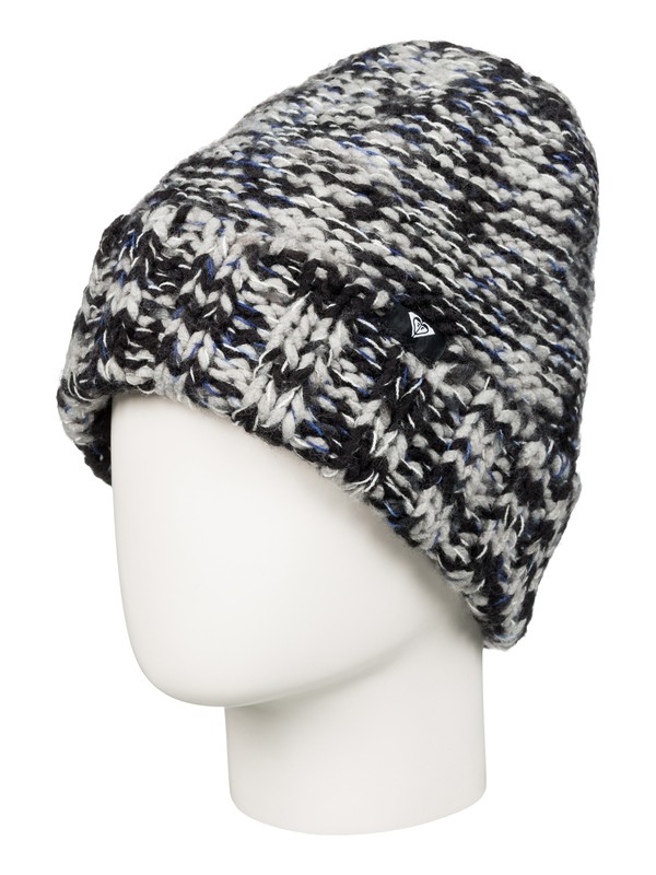roxy, Eiger - Cuff Beanie, TRUE BLACK (kvj0) 0 Eiger - Cuff Beanie ERJHA03100 Roxy