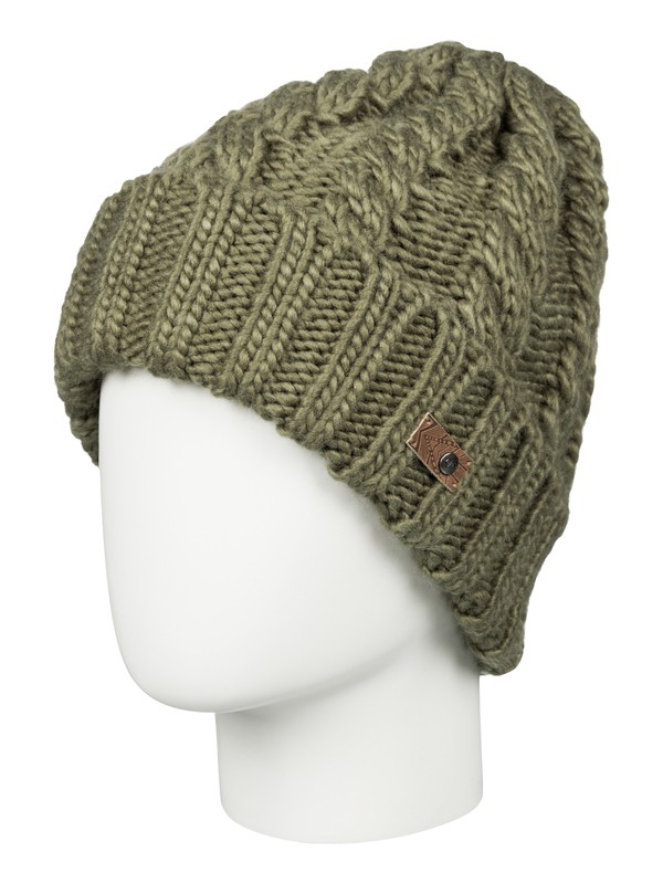 roxy, Tram Beanie, MILITARY OLIVE (cqw0) 0 Tram Beanie ERJHA03105 Roxy