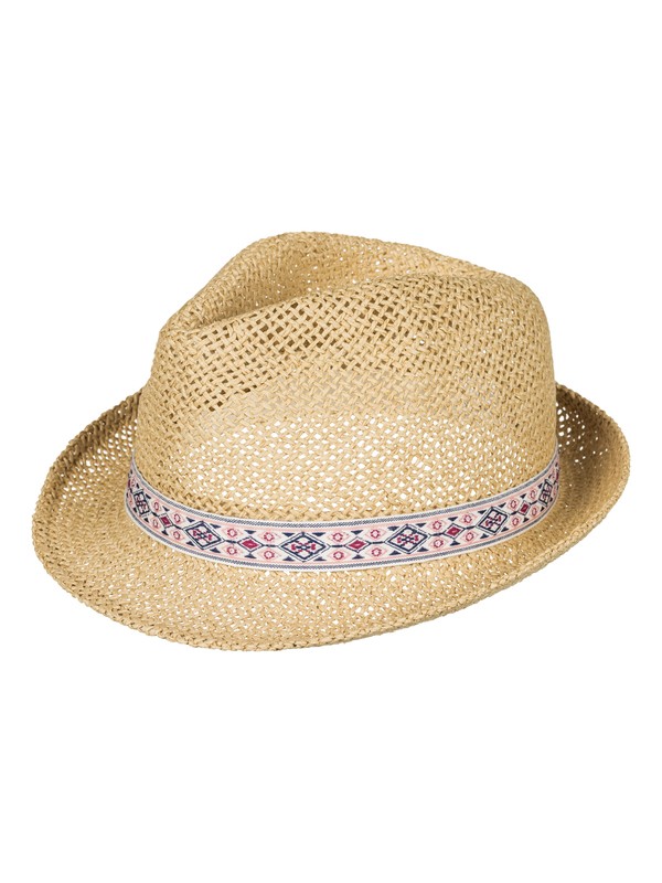 Bring Roses - Straw Fedora ERJHA03125 0 Bring Roses Straw Fedora ERJHA03125 Roxy