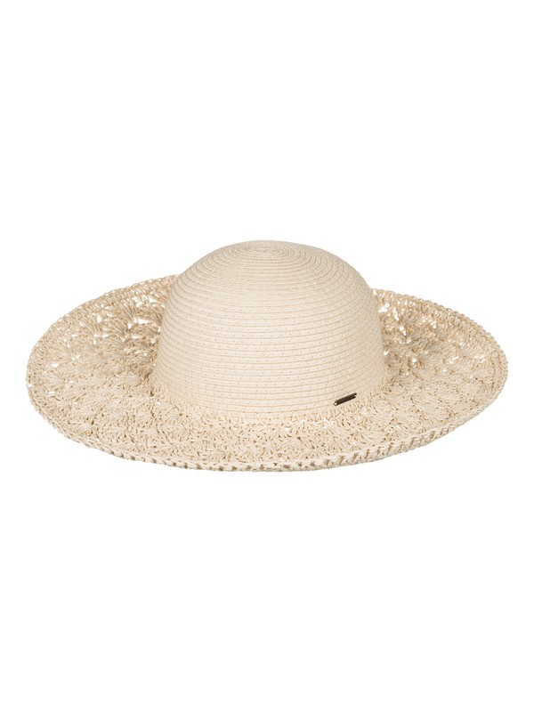 roxy, Facing The Sun Straw Hat, NATURAL (yef0) 0 Facing The Sun Straw Hat ERJHA03126 Roxy