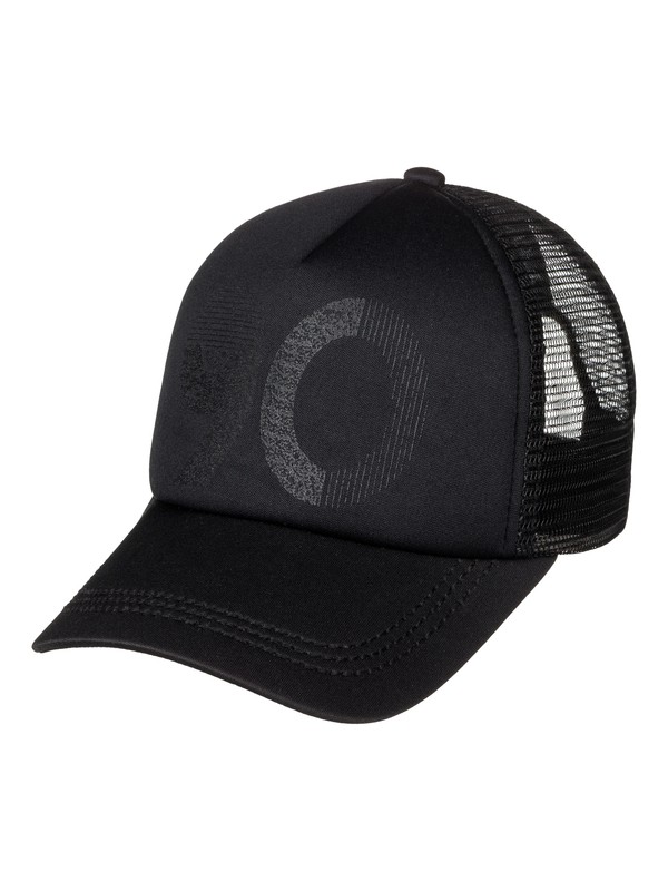 roxy, Truckin Trucker Hat, TRUE BLACK (kvj0) 0 Truckin Trucker Hat ERJHA03133 Roxy