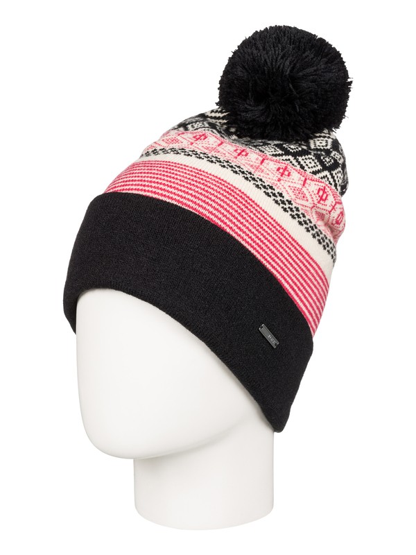 roxy, Retro Snow Beanie, TRUE BLACK (kvj0) 0 Retro Snow Beanie Black ERJHA03170 Roxy