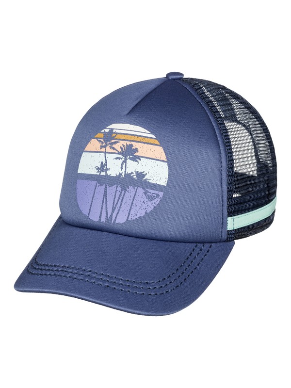 roxy, Dig This Trucker Hat, TRUE NAVY (bpz0) 0 Dig This Trucker Hat Blue ERJHA03178 Roxy
