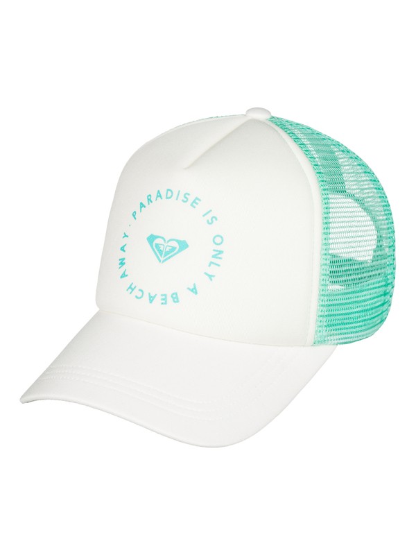 roxy, Truckin Trucker Hat, POOL BLUE (bhf0) 0 Truckin Trucker Hat Blue ERJHA03209 Roxy