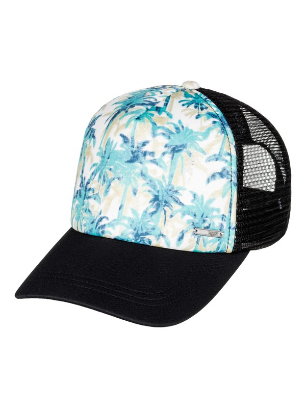 roxy, Truckin Trucker Hat, MARSHMELLOW (wbt0) 0 Truckin Trucker Hat White ERJHA03209 Roxy
