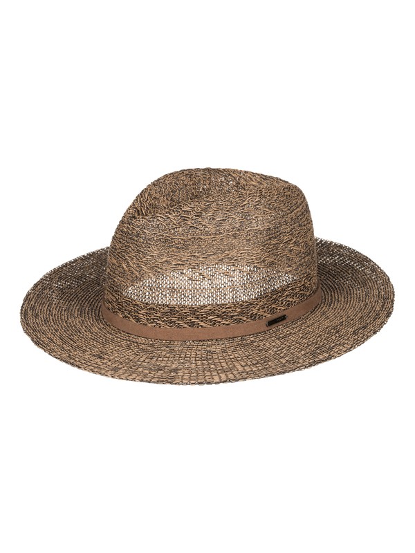 roxy, In The Sunshine Straw Fedora, NATURAL (yef0) 0 In The Sunshine Straw Fedora ERJHA03216 Roxy