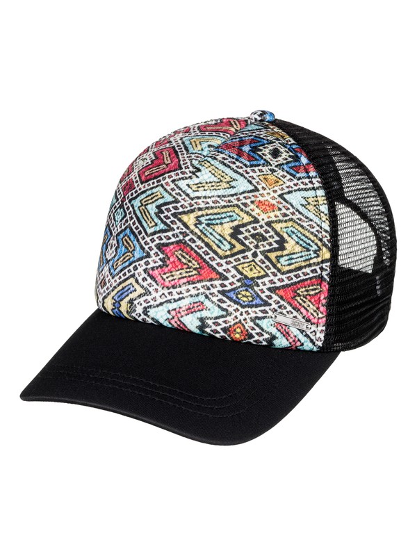 roxy, Water Come Down Trucker Hat, REGATA SOARING EYES (bla6) 0 Water Come Down Trucker Hat Blue ERJHA03228 Roxy