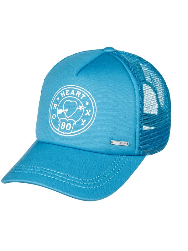 roxy, Truckin Trucker Hat, MOSAIC BLUE (bqg0) 0 Truckin Trucker Hat ERJHA03247 Roxy