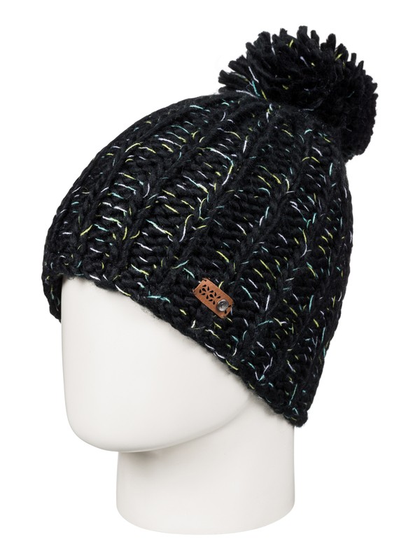 roxy, Nola - Berretto, TRUE BLACK (kvj0) 0 Nola - Berretto Black ERJHA03263 Roxy